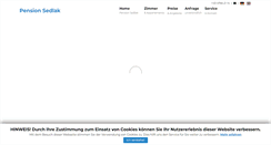 Desktop Screenshot of pension-sedlak.at